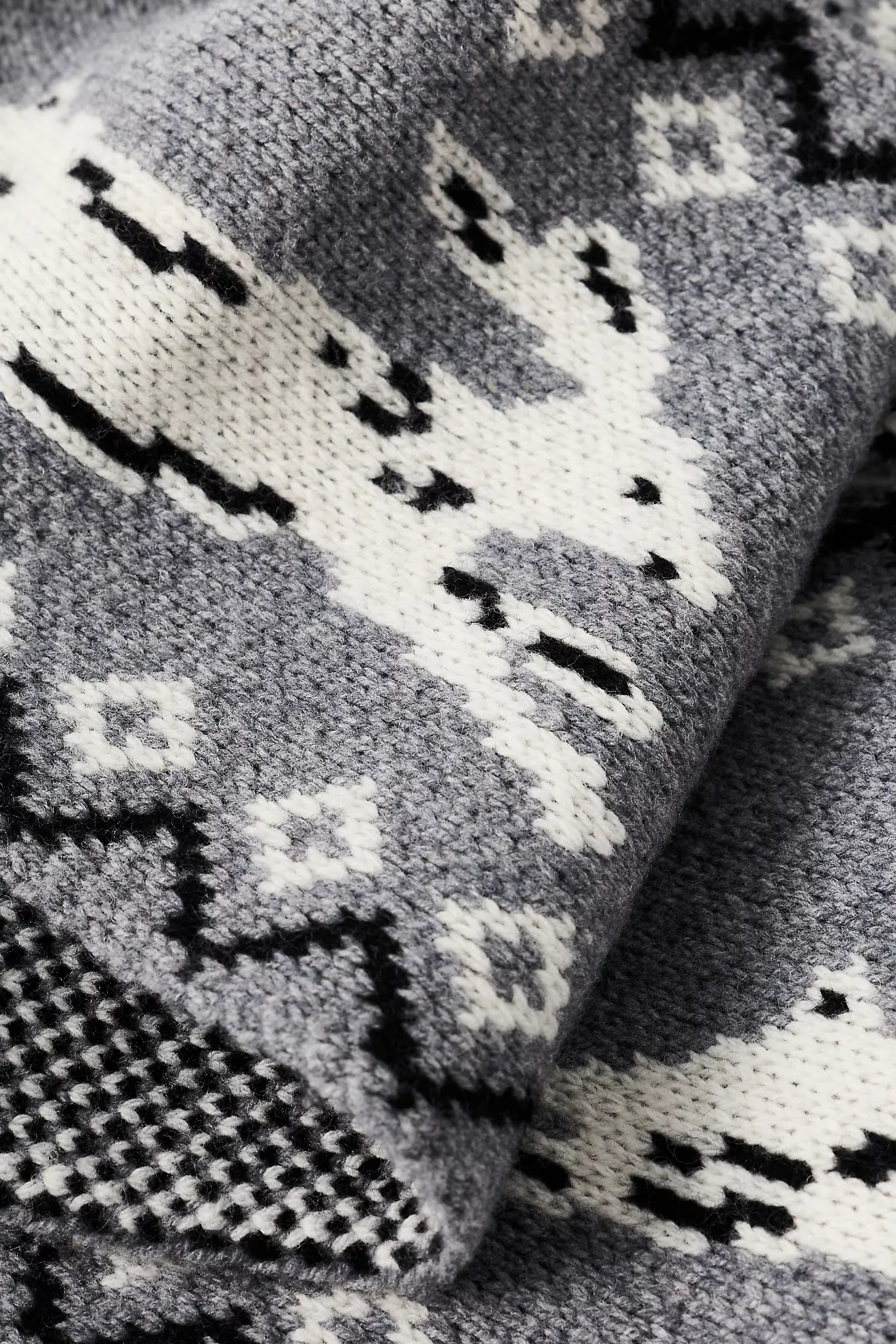 Damson Madder Cecily Bunny Intarsia Scarf