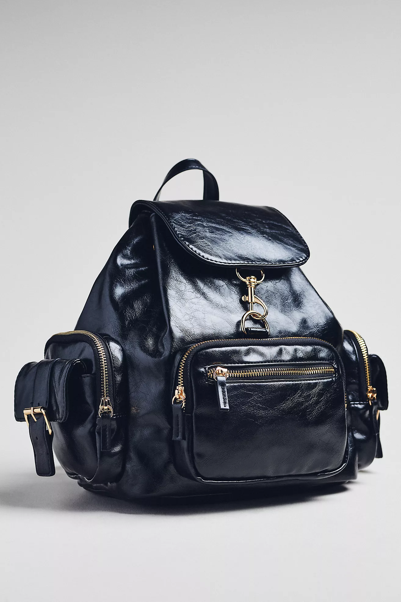 By Anthropologie Faux-Leather Backpack