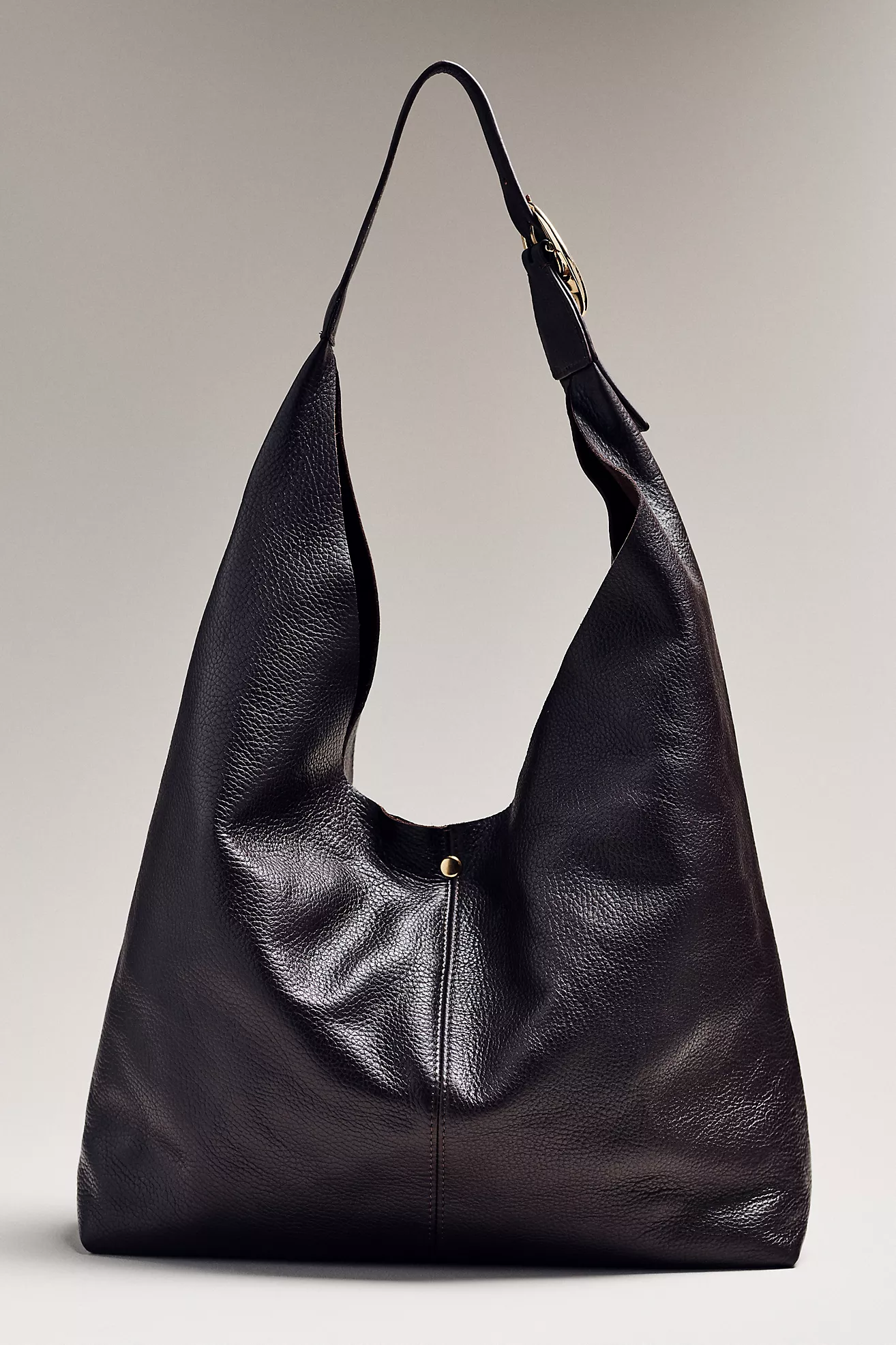 The Love Knot Slouchy Leather Bag: Buckle Edition