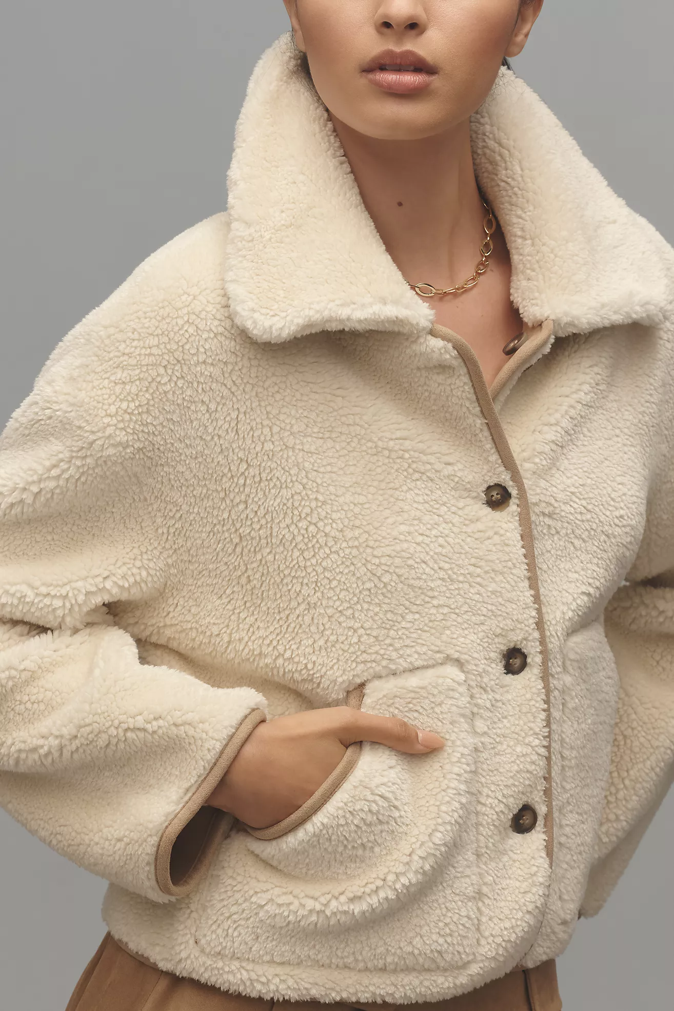 Velvet by Graham & Spencer Amara Sherpa Reversible Jacket