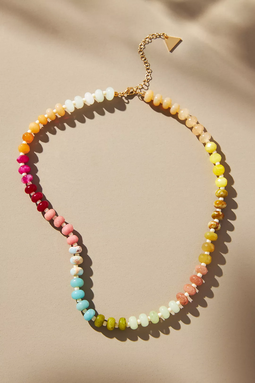 Rainbow Stone Necklace