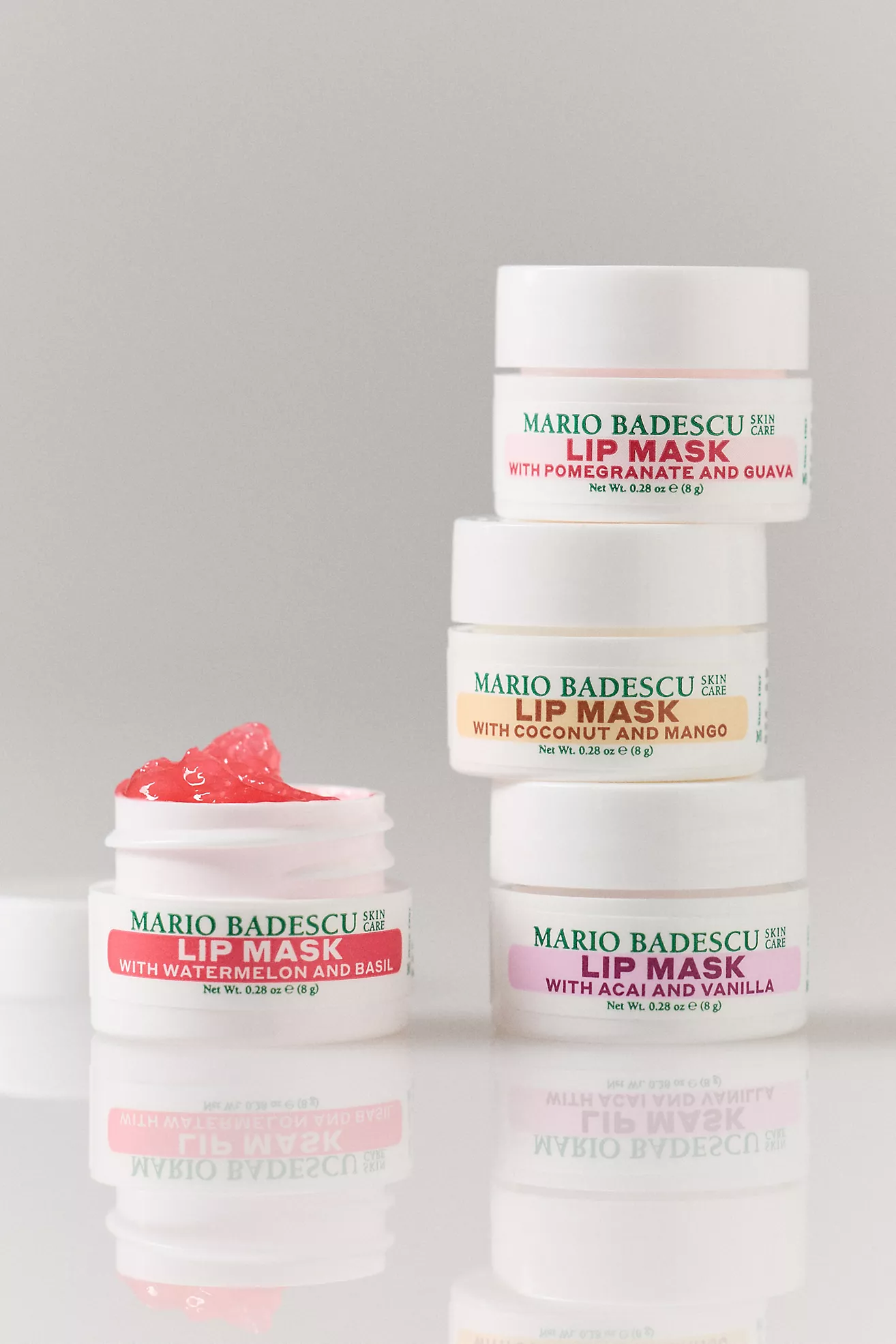 Mario Badescu Lip Mask Collection, Set of 4