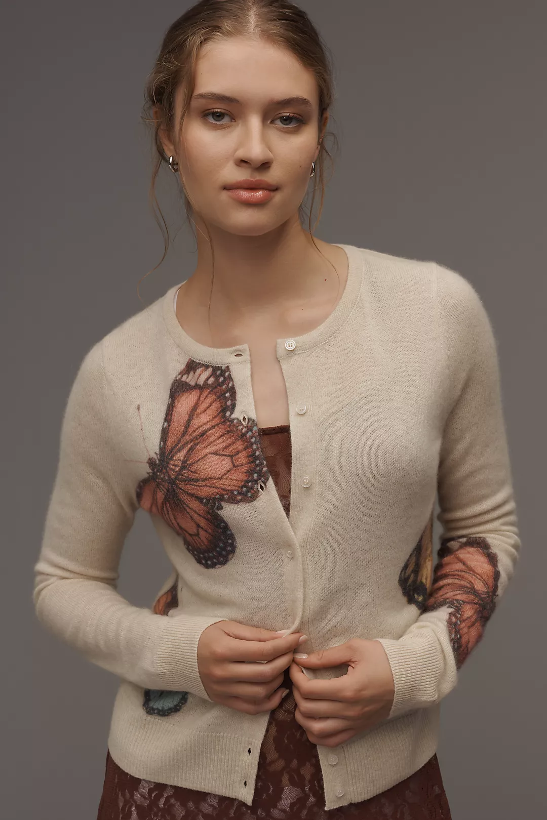 The Juliet Cashmere Cardigan Sweater