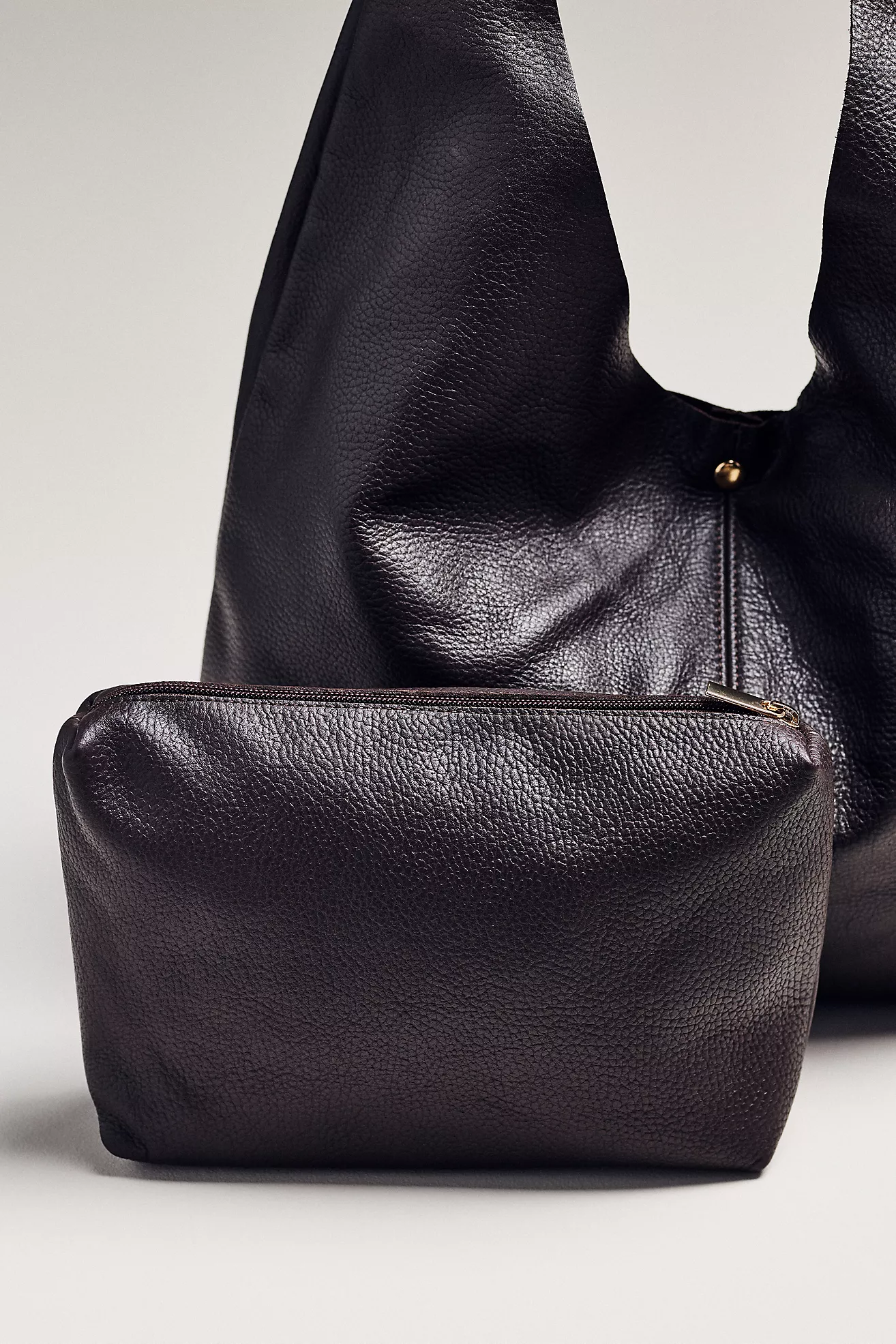 The Love Knot Slouchy Leather Bag: Buckle Edition