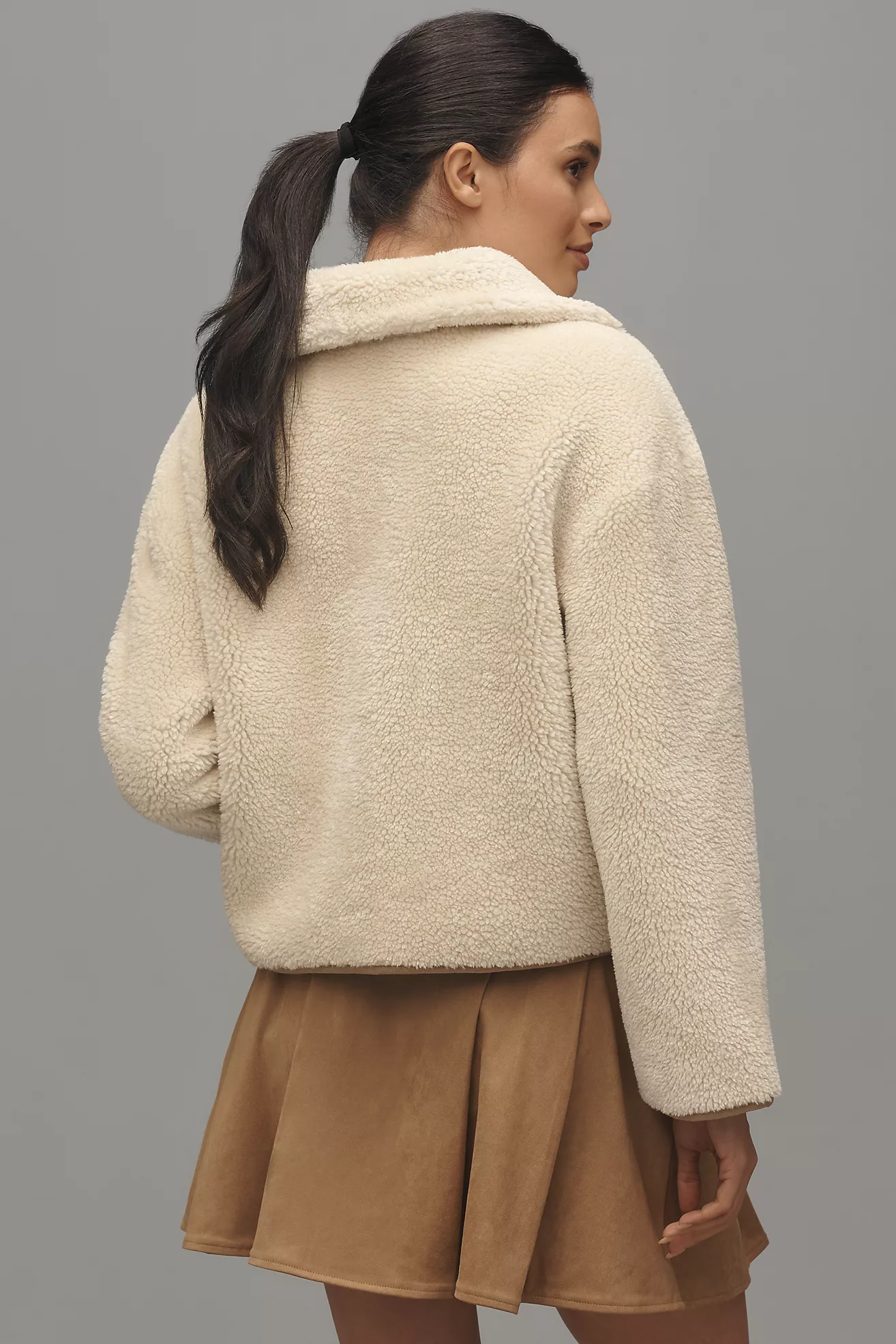 Velvet by Graham & Spencer Amara Sherpa Reversible Jacket