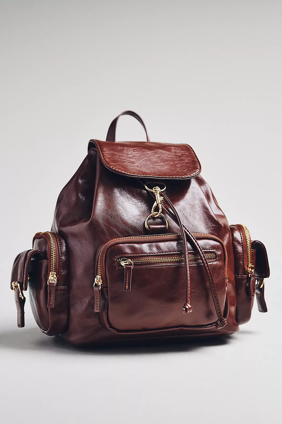 By Anthropologie Faux-Leather Backpack