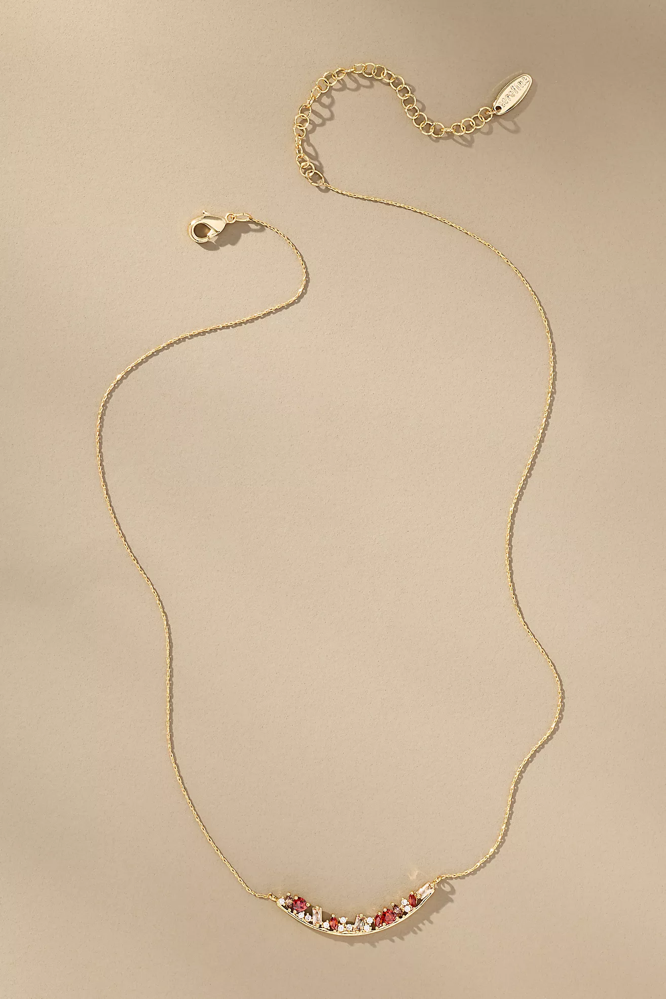 Birthstone Bar Necklace