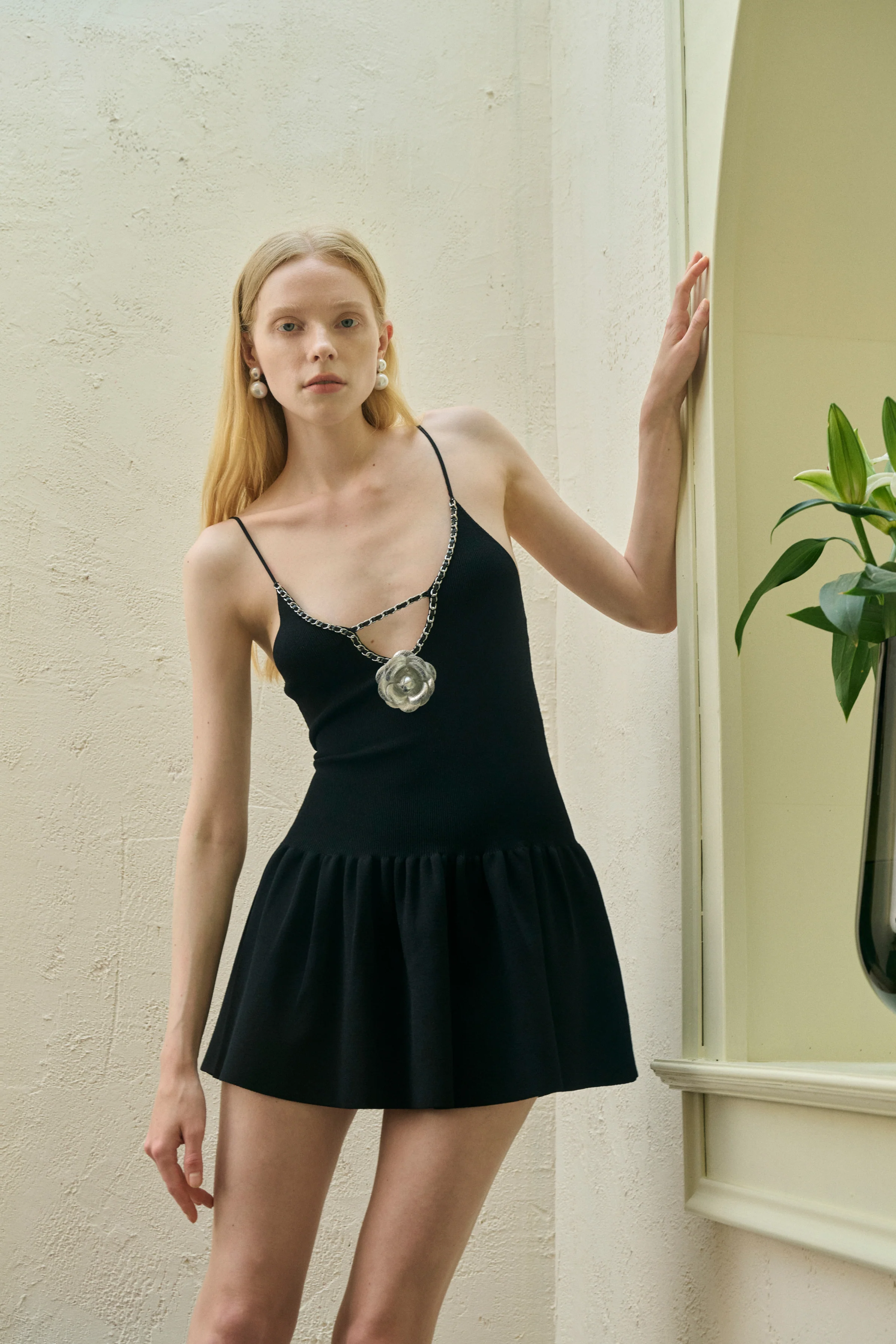 Spaghetti strap mini dress